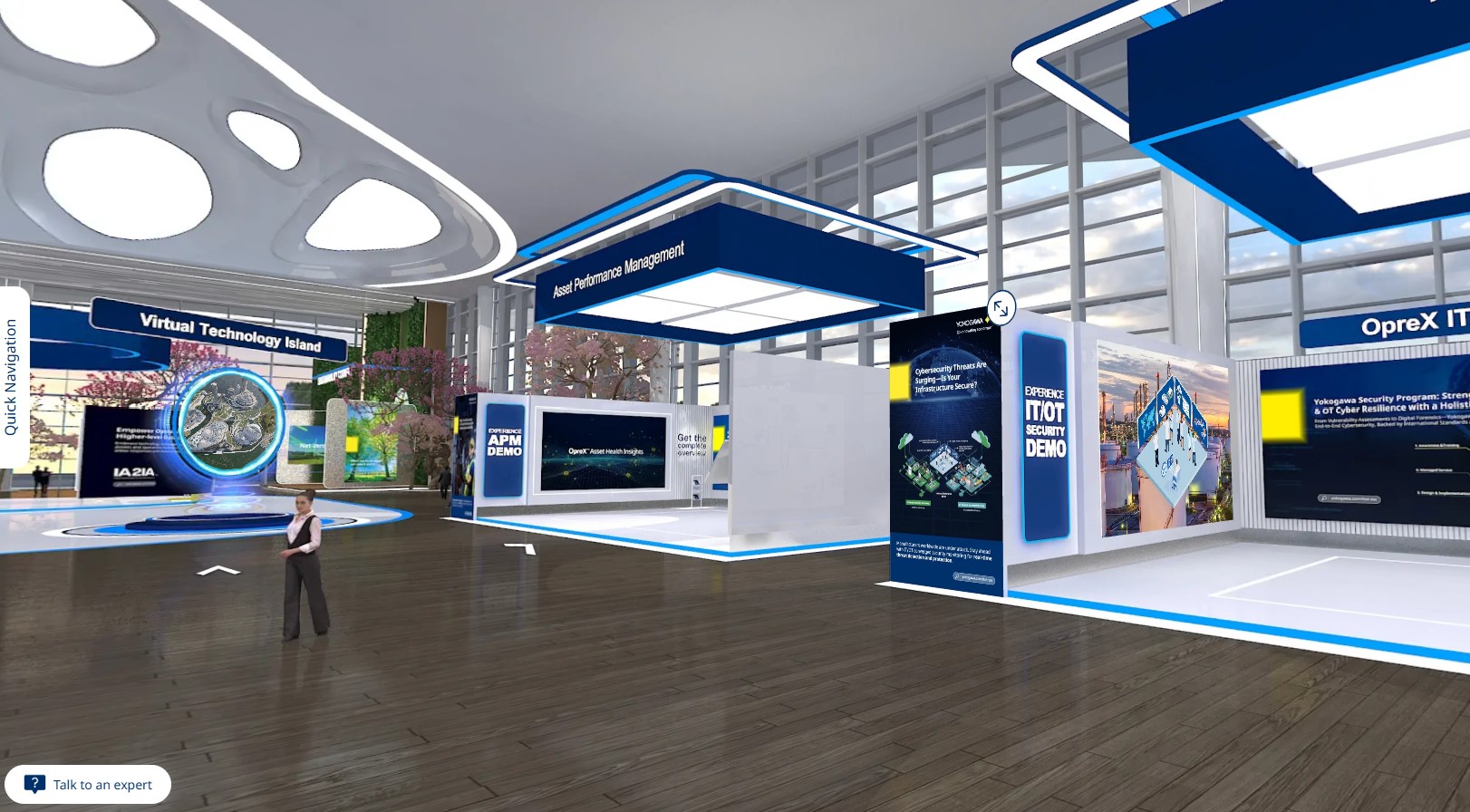 Yokogawa Virtual Technology Island - Virtual Exhibition Area 